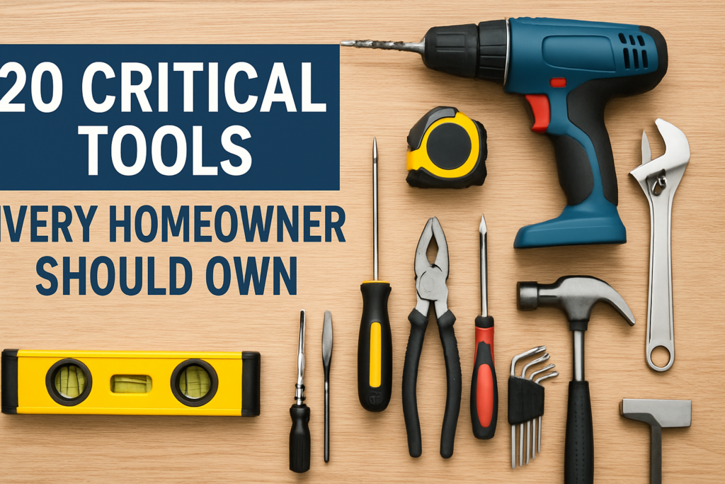 Most Critical Tools Every Homeowner Should Own