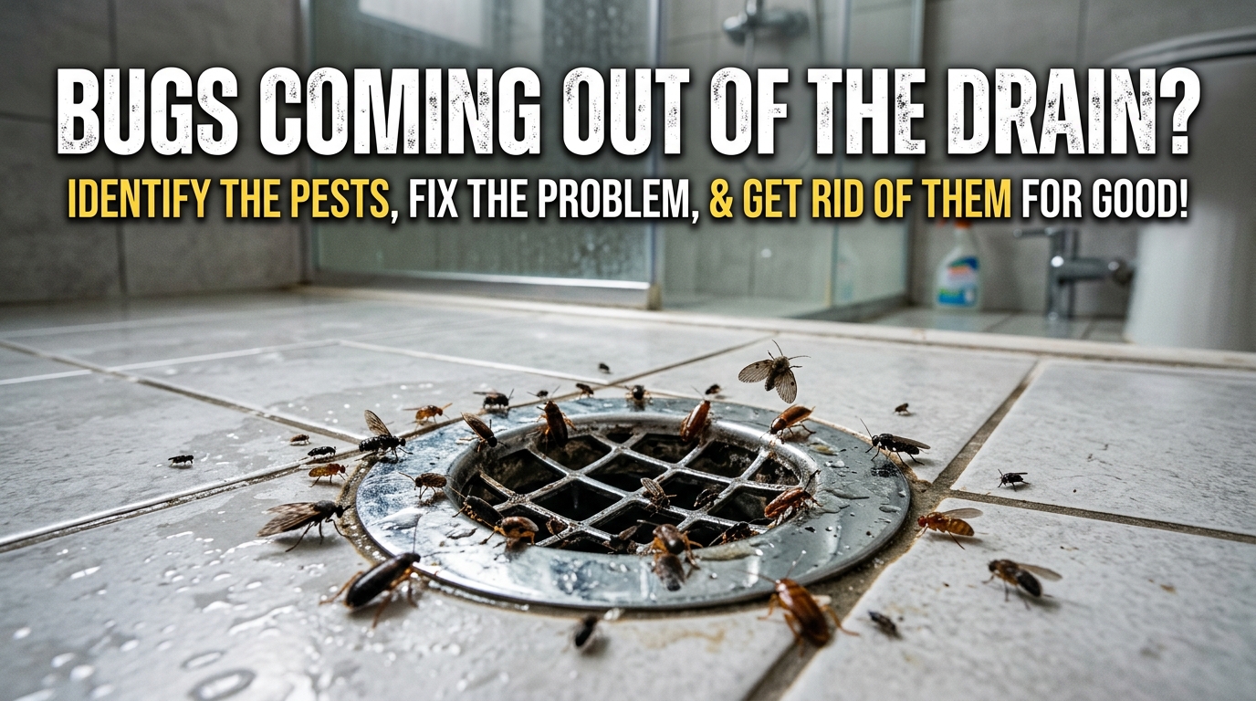 bus coing out of my shower drain